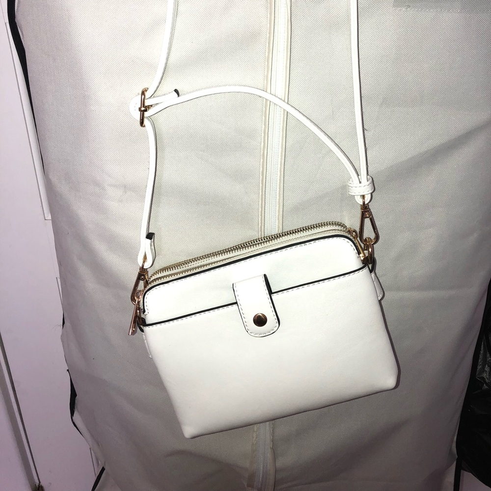 Double Compartment Small Crossbody Bag